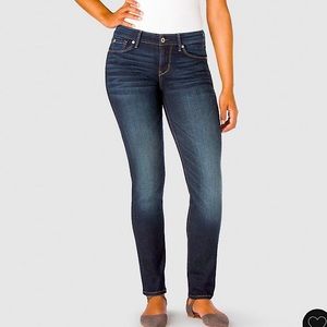 Dark Blue Denizen from Levi’s Mid-Rise Slim Jeans